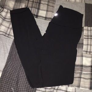 Black align leggings